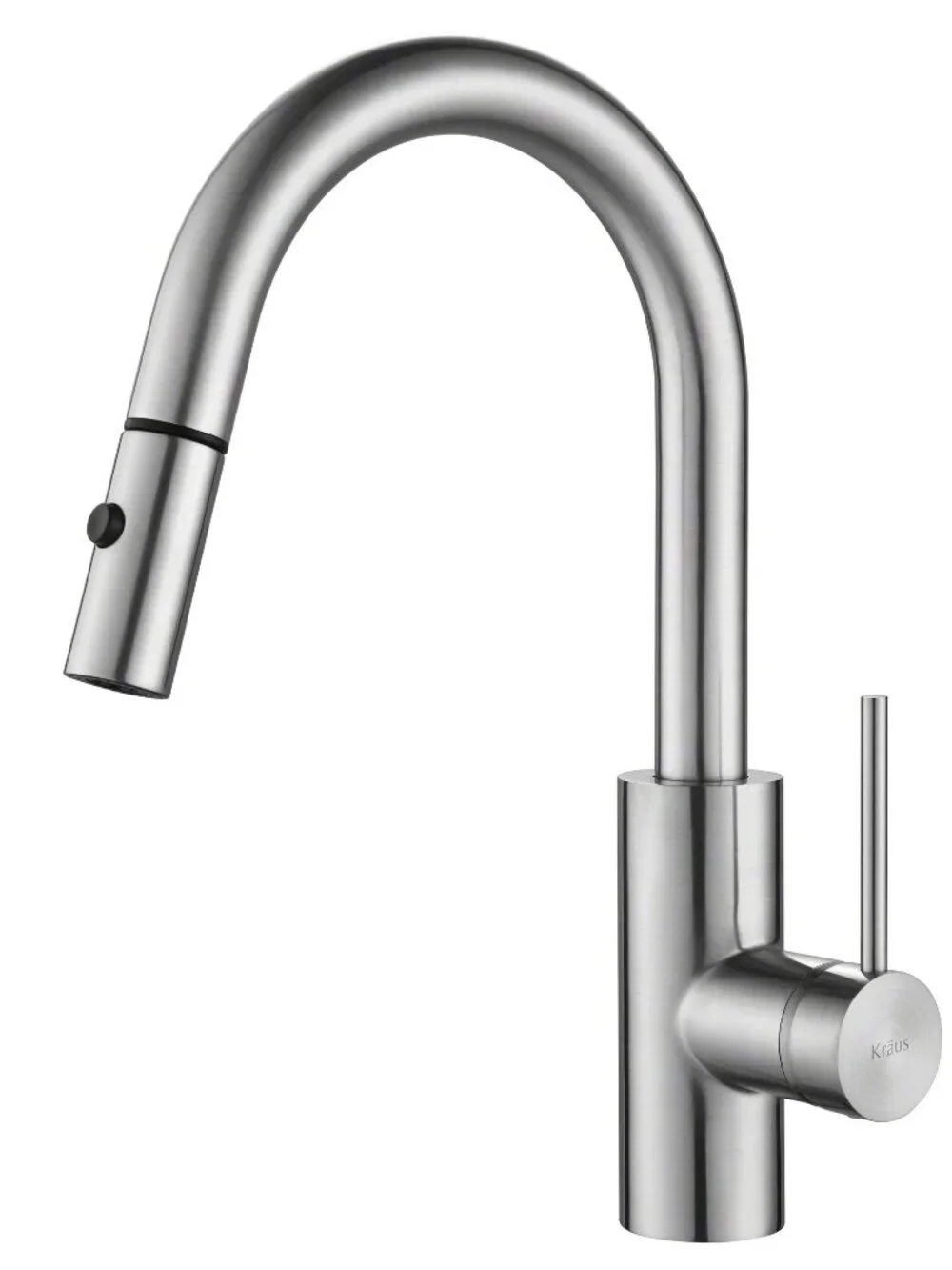 Kraus KPF-2620 Oletto 1.75 GPM Single Hole Pull Down Kitchen Faucet Chrome Fauce